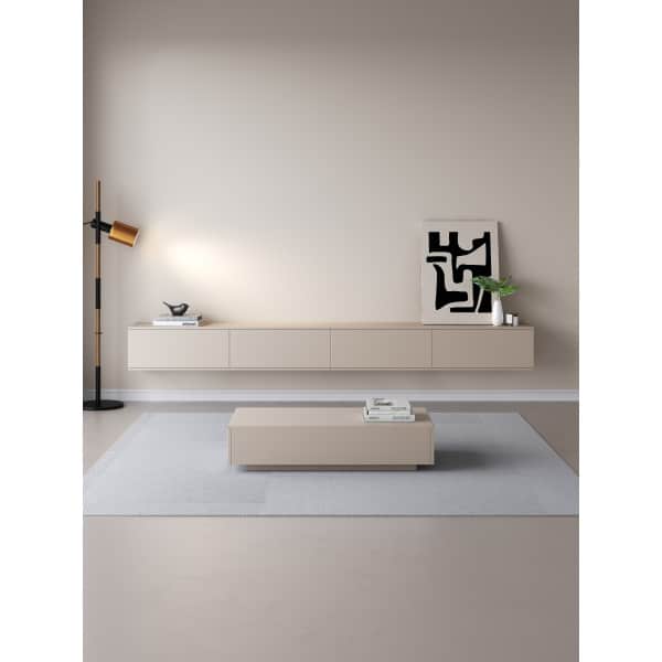 Japandi beige 1 TV meubel