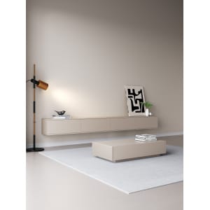Japandi beige 2 TV meubel