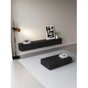 Chic TV Meubel 240cm – Zwart Eiken – Black Ash
