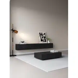 Chic TV Meubel 240cm – Zwart Eiken – Black Ash