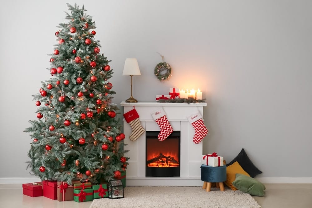 Klassiek kerst met takken