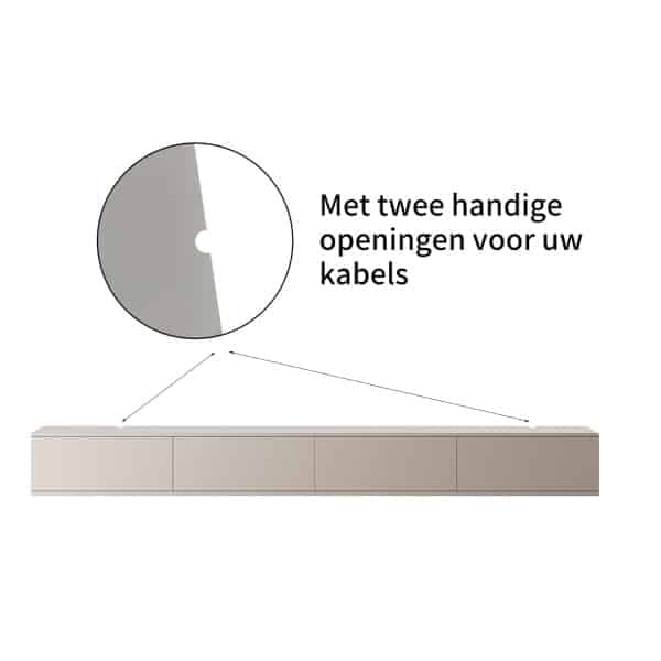 Chic TV Meubel 150cm - Japandi Beige