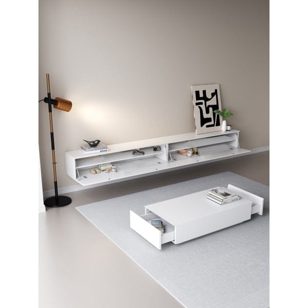 TV meubel wit 150cm 3