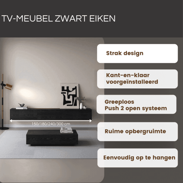 TV meubel zwart 4