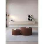 Chic Curve Ronde TV Meubel 180cm - Zwevend – Japandi Beige
