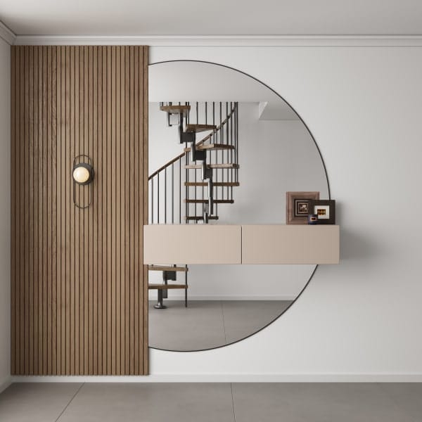 NIEUW! Exclusieve Gangkast Softclose – L100cm x D26cm x H20cm – Japandi Beige