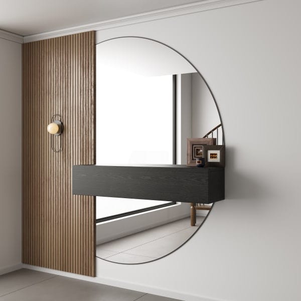 NIEUW! Exclusieve Gangkast Softclose – L60cm x D26cm x H20cm – Zwart Eiken – Black Ash