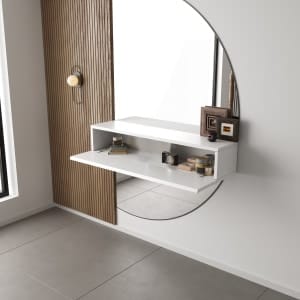 NIEUW! Exclusieve Gangkast Softclose – L60cm x D26cm x H20cm – Pure White – Wit